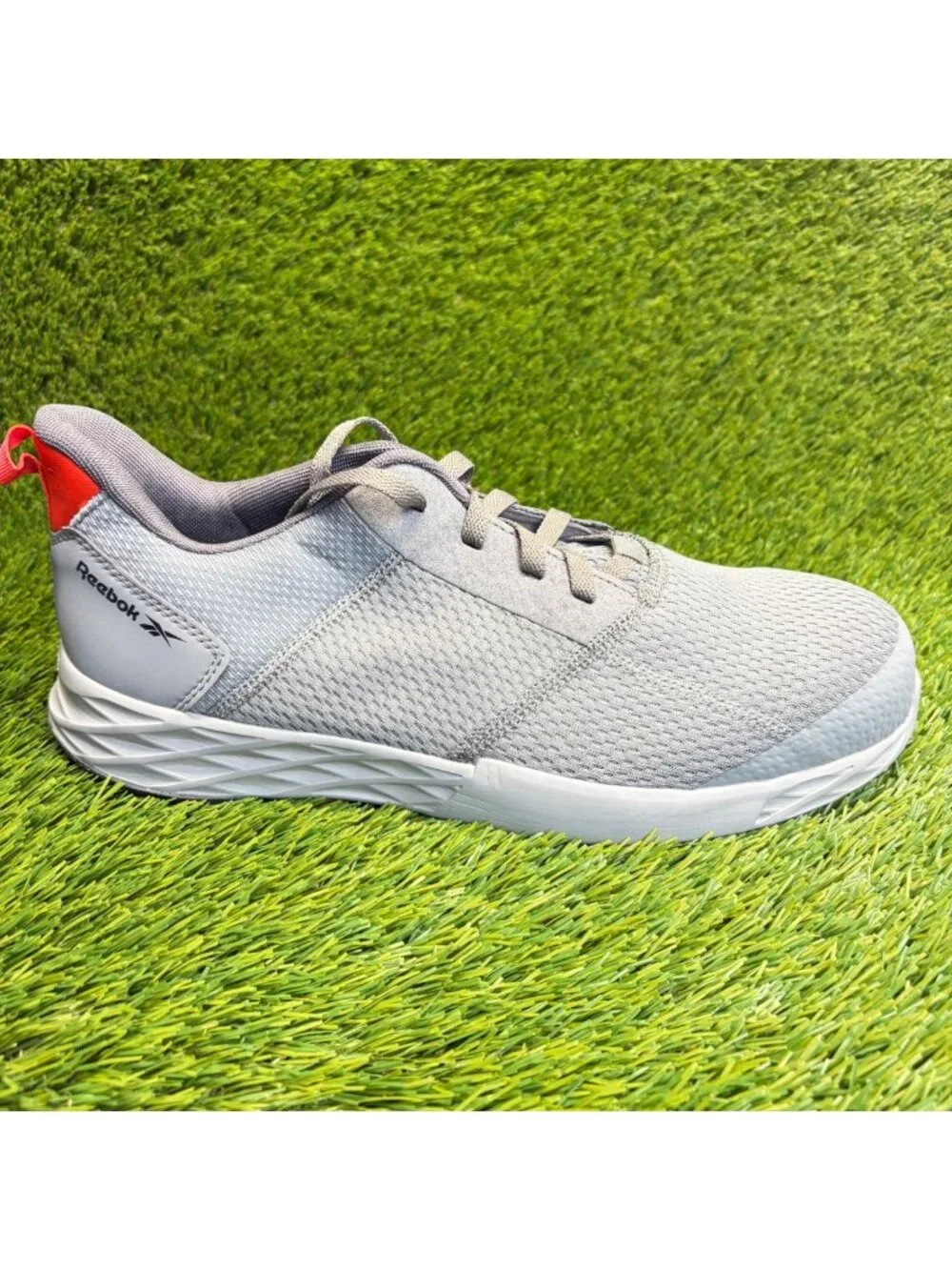 Reebok Astroride Strike Mens Size 11.5 Gray Composite Toe Safety Work Shoes